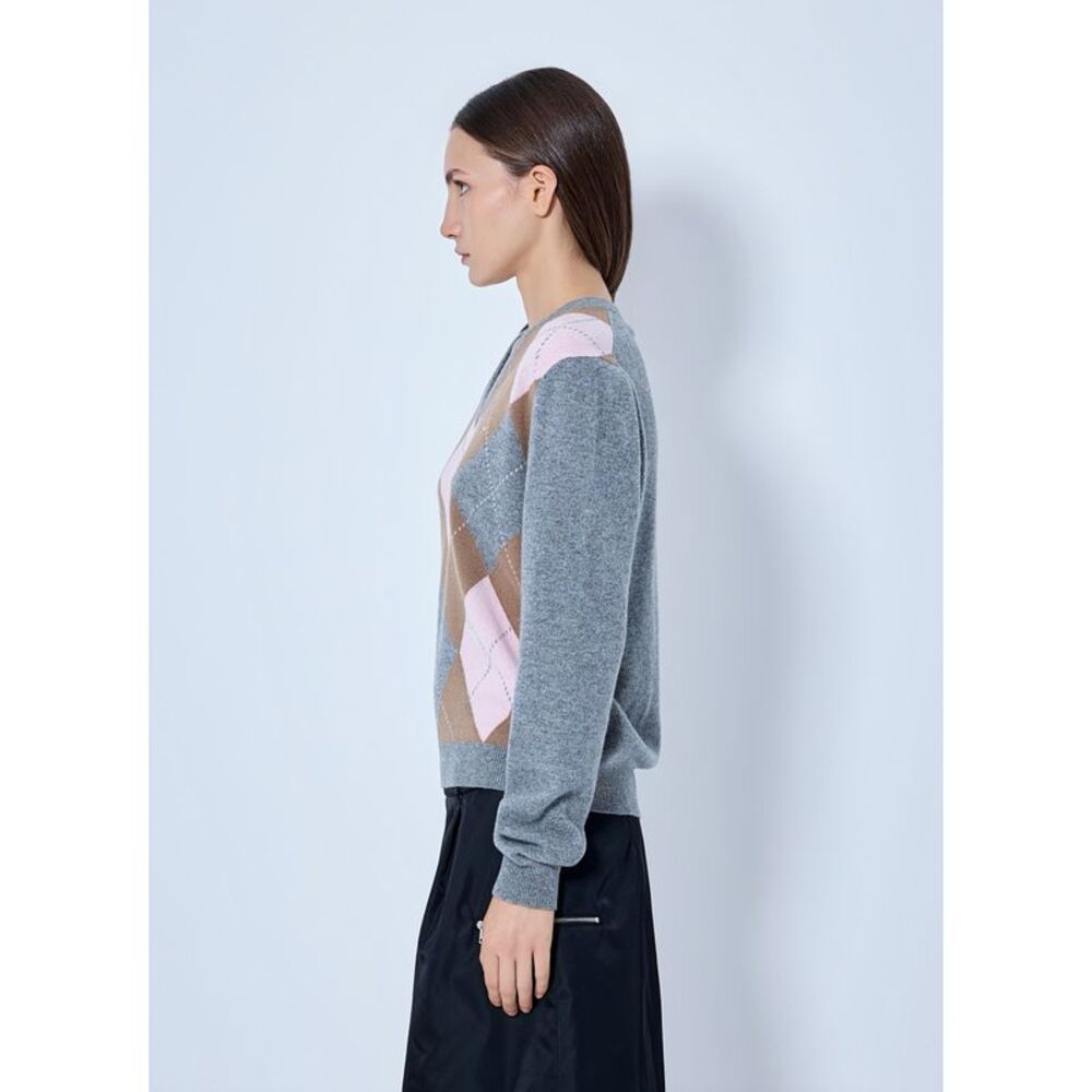 Prada Women Argyle V-Neck Sweater - Picture 3 of 6